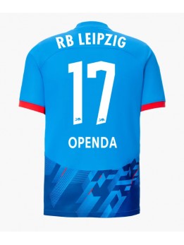 Moški Nogometna dresi replika RB Leipzig Lois Openda #17 Tretji 2023-24 Kratek rokav